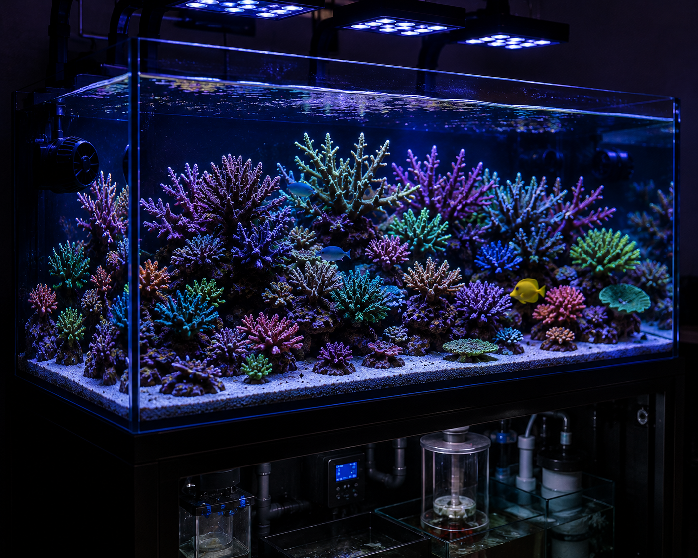 Started or starting a saltwater tank. Foundations