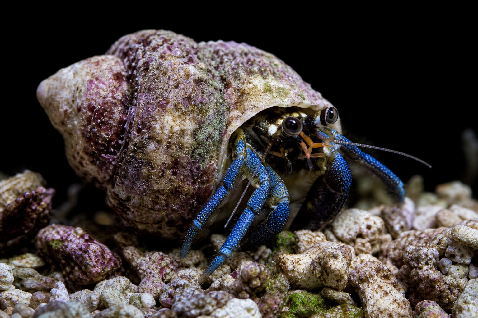 Blue-Leg Hermit Crab